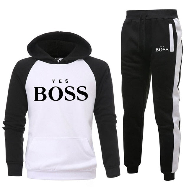 Yes Boss Hoodie Set