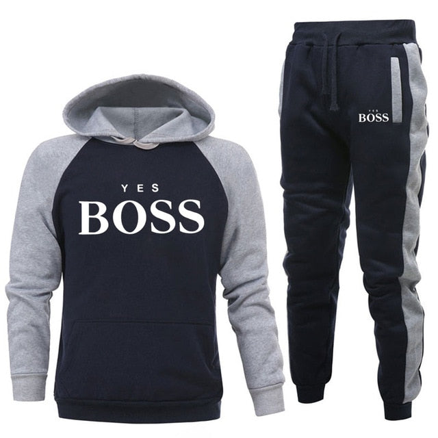 Yes Boss Hoodie Set