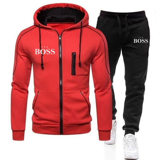 Boss Hoodie Set