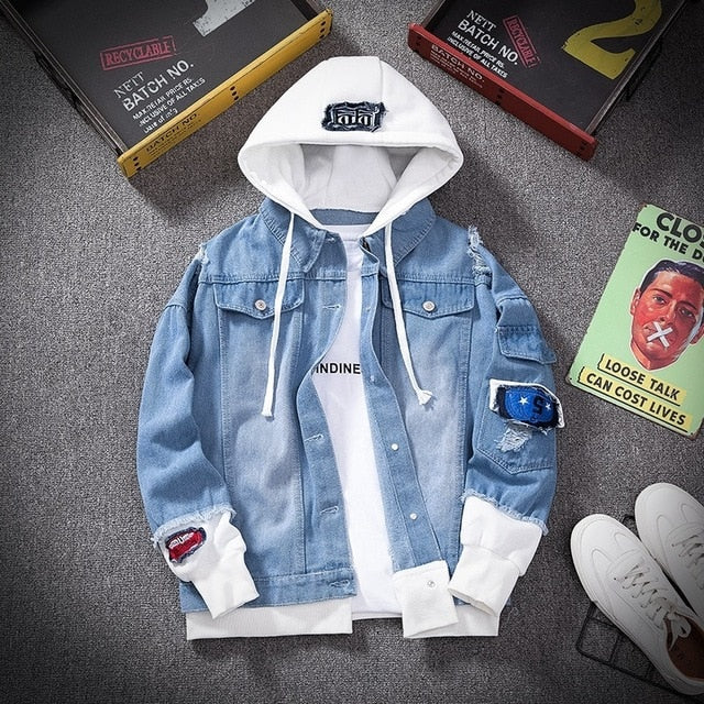 Denim Hoodie