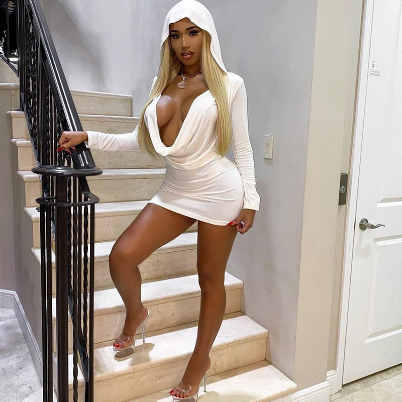 Elegant Dress Hoodie