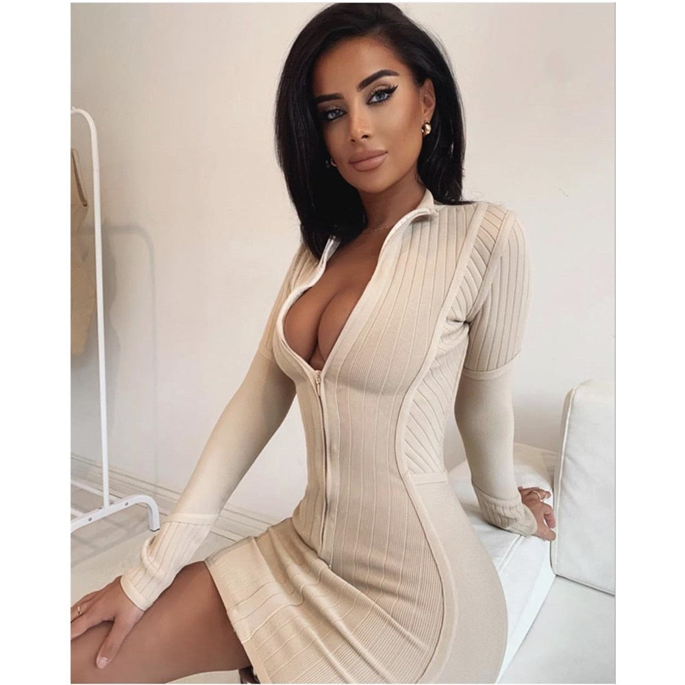 Zip Up Dress