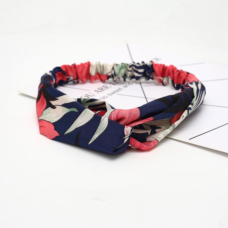 Fashion Women Girls Summer Bohemian Hair Bands Print Headbands Vintage
