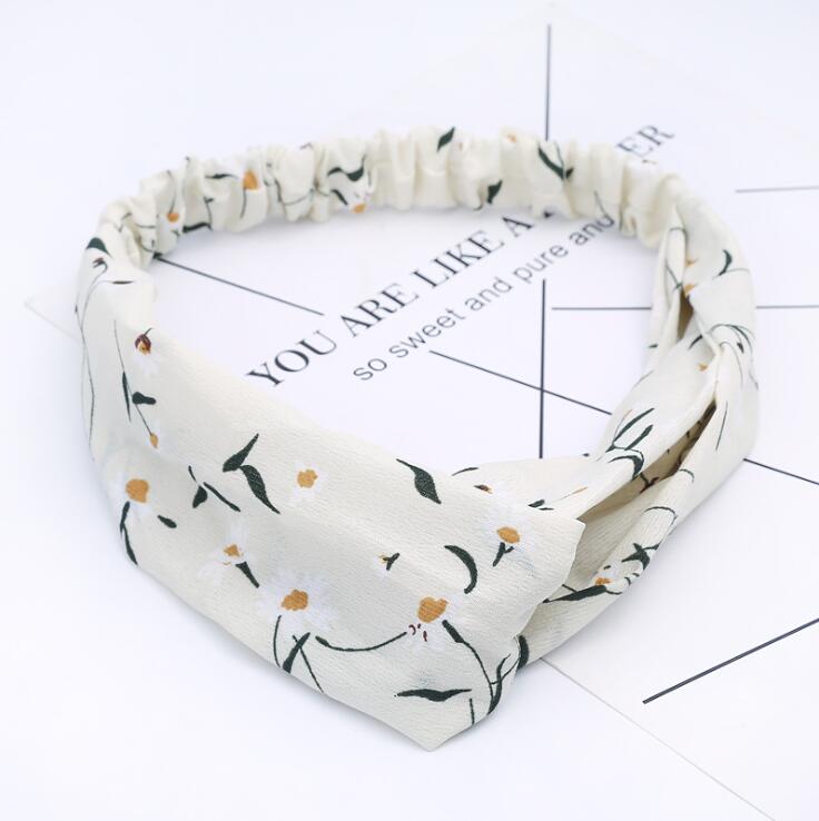 Fashion Women Girls Summer Bohemian Hair Bands Print Headbands Vintage
