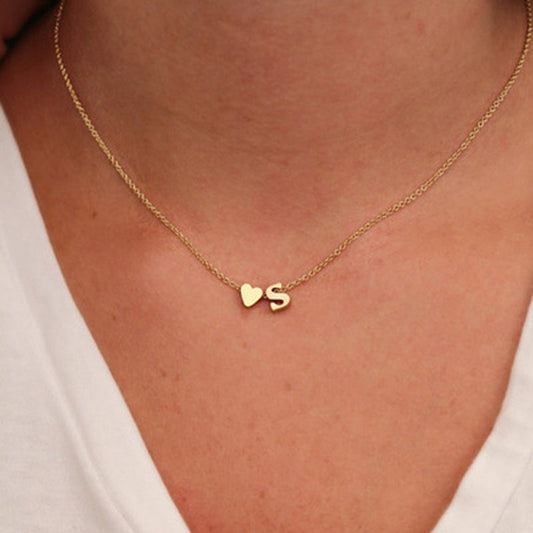 SUMENG Fashion Tiny Heart  Necklace
