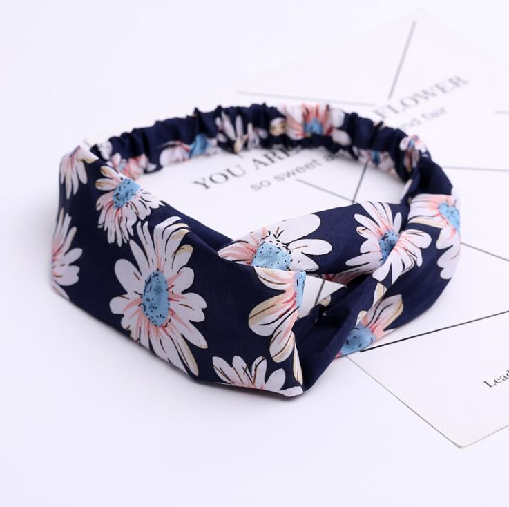 Fashion Women Girls Summer Bohemian Hair Bands Print Headbands Vintage