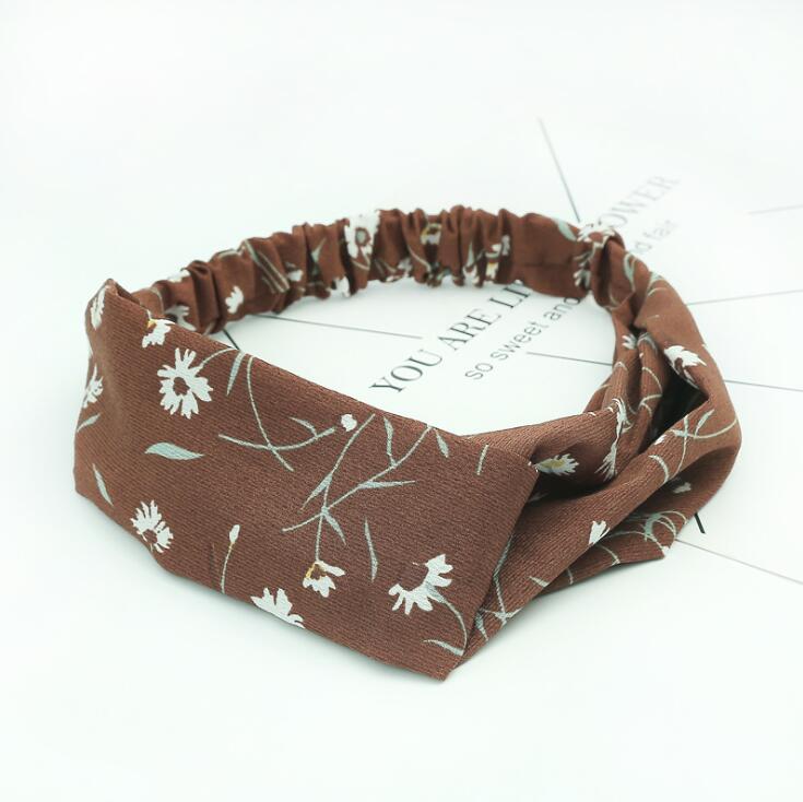 Fashion Women Girls Summer Bohemian Hair Bands Print Headbands Vintage