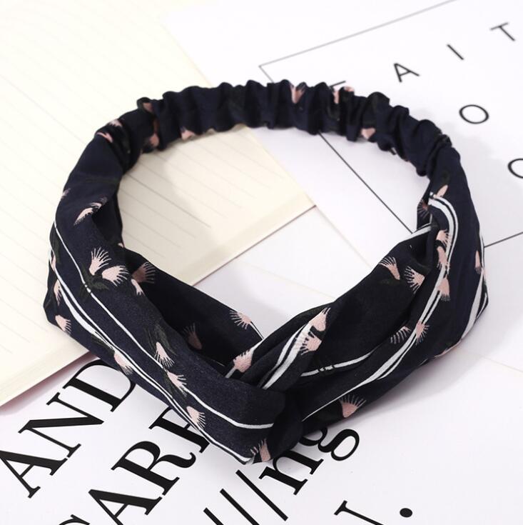 Fashion Women Girls Summer Bohemian Hair Bands Print Headbands Vintage