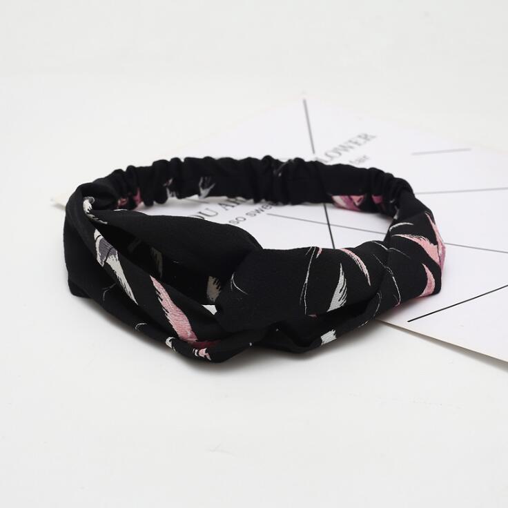 Fashion Women Girls Summer Bohemian Hair Bands Print Headbands Vintage