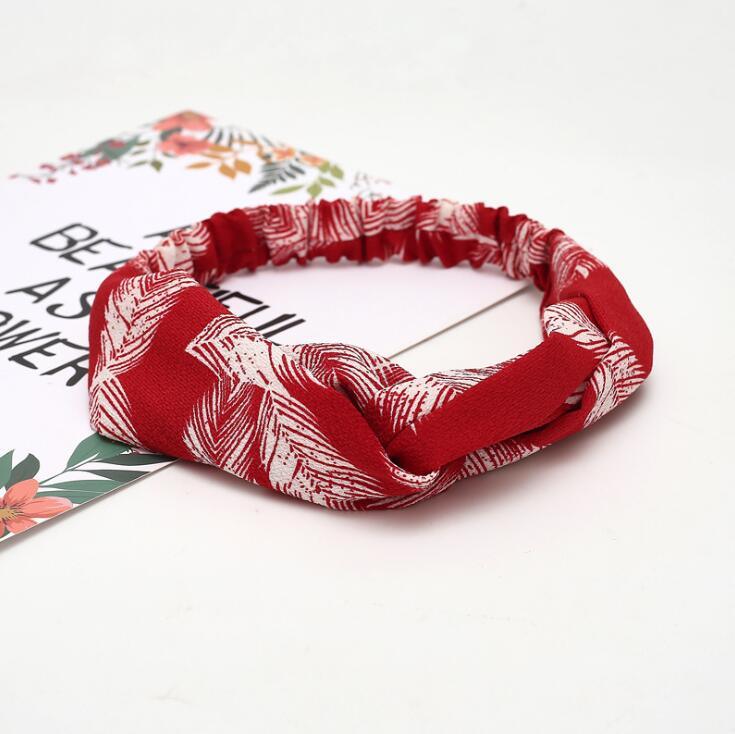 Fashion Women Girls Summer Bohemian Hair Bands Print Headbands Vintage