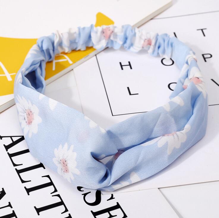 Fashion Women Girls Summer Bohemian Hair Bands Print Headbands Vintage