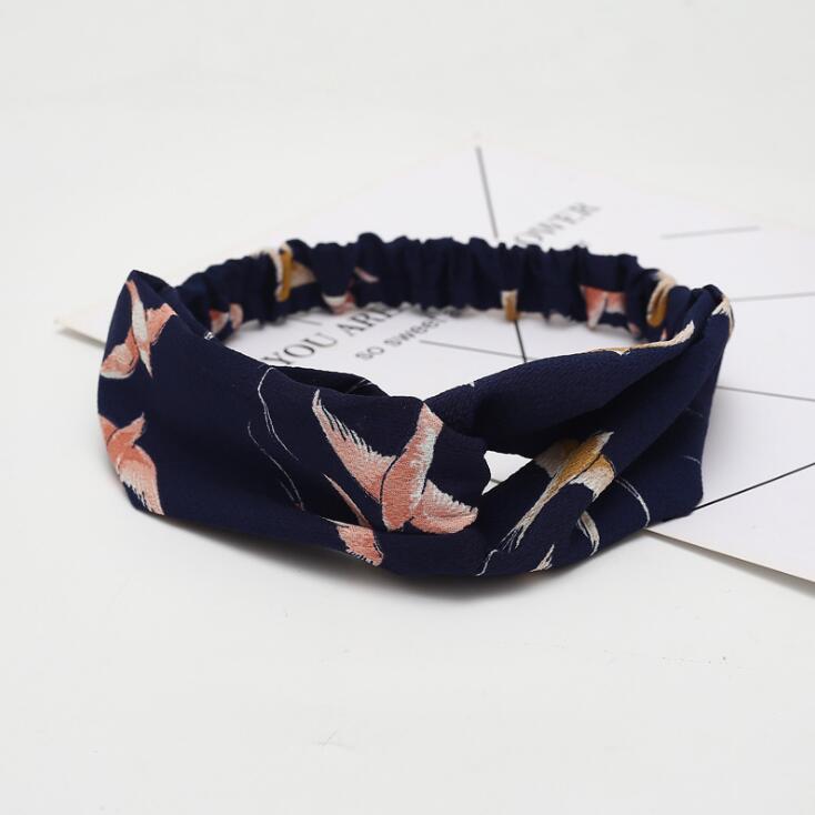 Fashion Women Girls Summer Bohemian Hair Bands Print Headbands Vintage