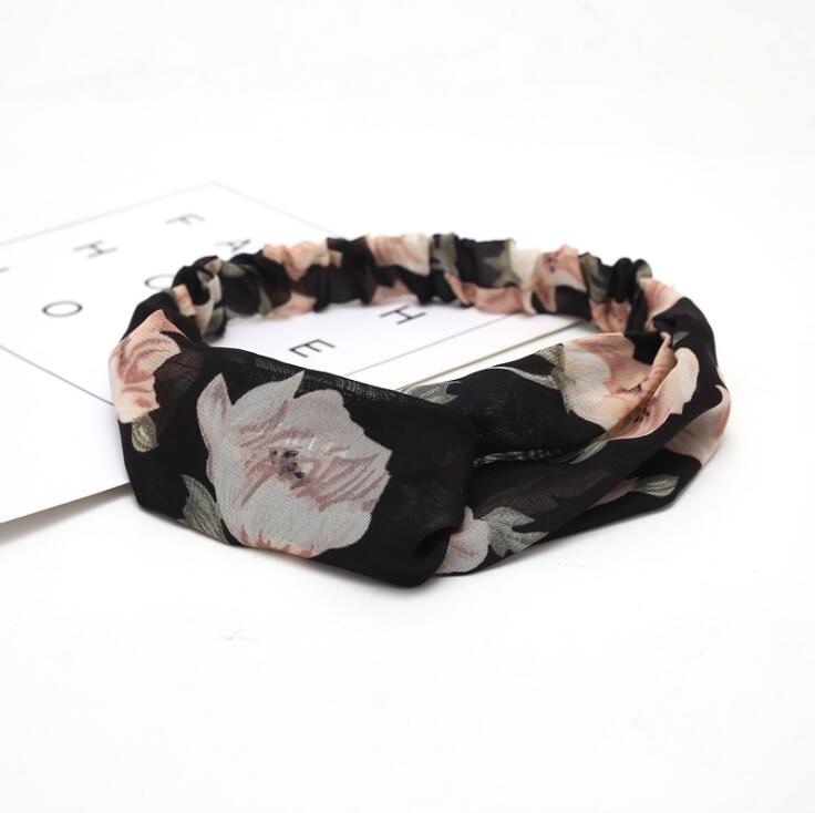 Fashion Women Girls Summer Bohemian Hair Bands Print Headbands Vintage