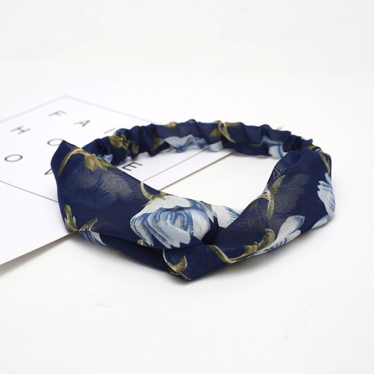 Fashion Women Girls Summer Bohemian Hair Bands Print Headbands Vintage