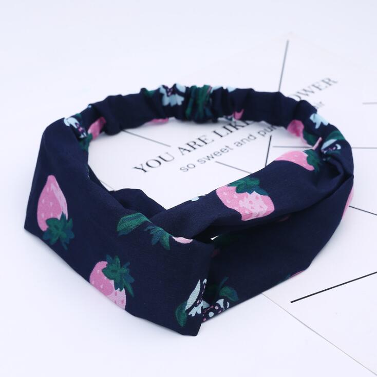 Fashion Women Girls Summer Bohemian Hair Bands Print Headbands Vintage