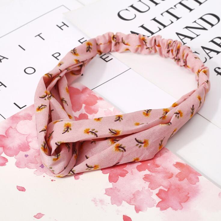 Fashion Women Girls Summer Bohemian Hair Bands Print Headbands Vintage