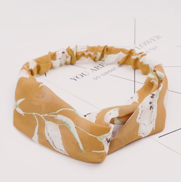Fashion Women Girls Summer Bohemian Hair Bands Print Headbands Vintage