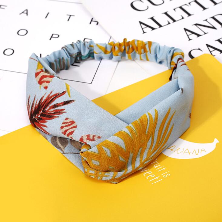 Fashion Women Girls Summer Bohemian Hair Bands Print Headbands Vintage