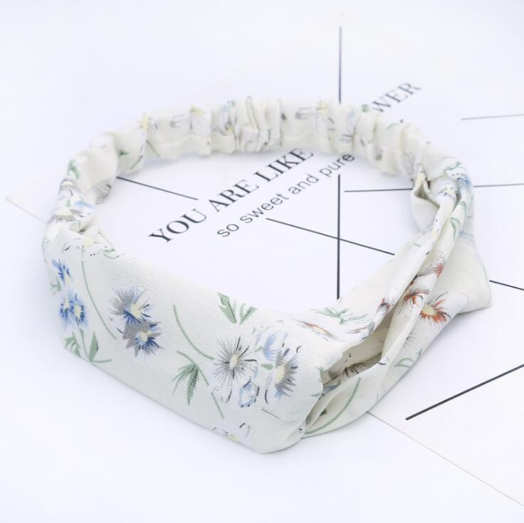 Fashion Women Girls Summer Bohemian Hair Bands Print Headbands Vintage