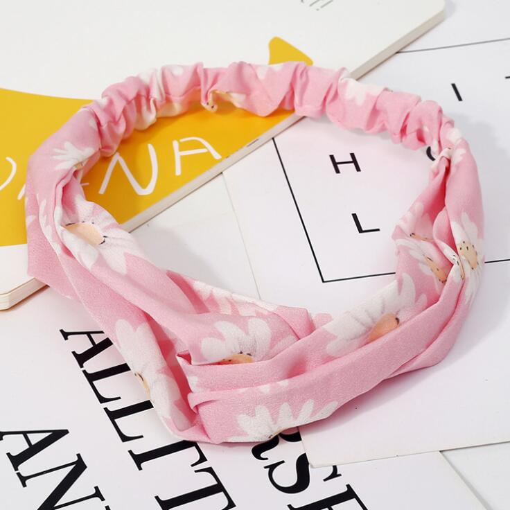 Fashion Women Girls Summer Bohemian Hair Bands Print Headbands Vintage