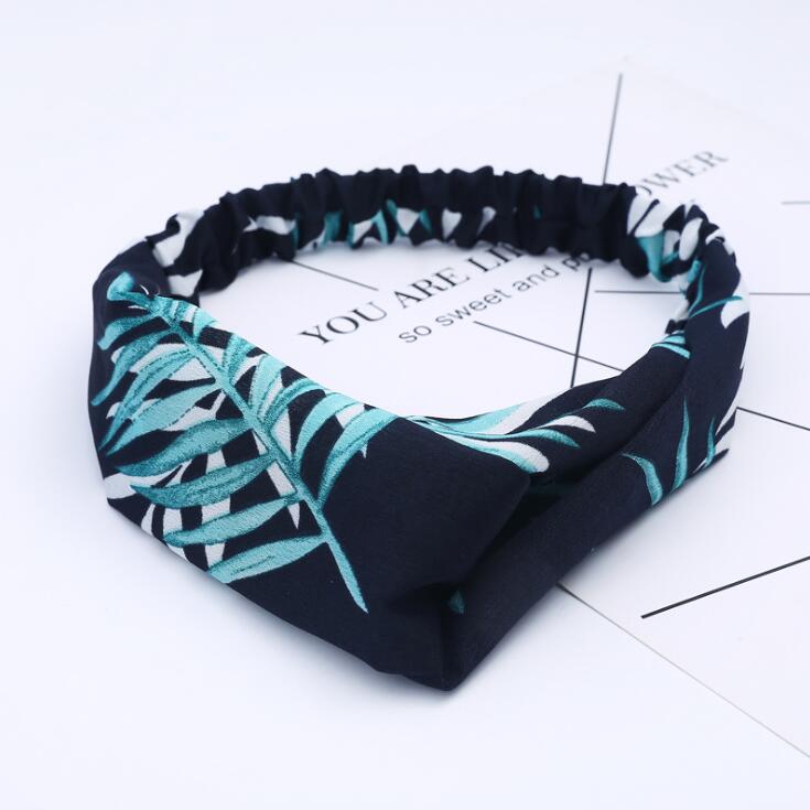 Fashion Women Girls Summer Bohemian Hair Bands Print Headbands Vintage