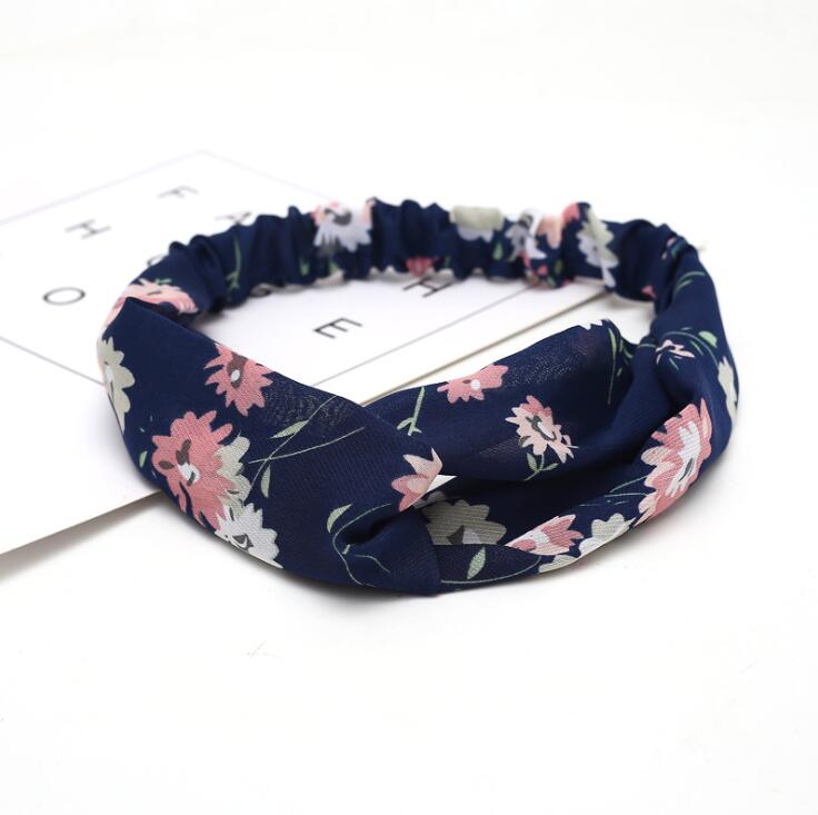 Fashion Women Girls Summer Bohemian Hair Bands Print Headbands Vintage
