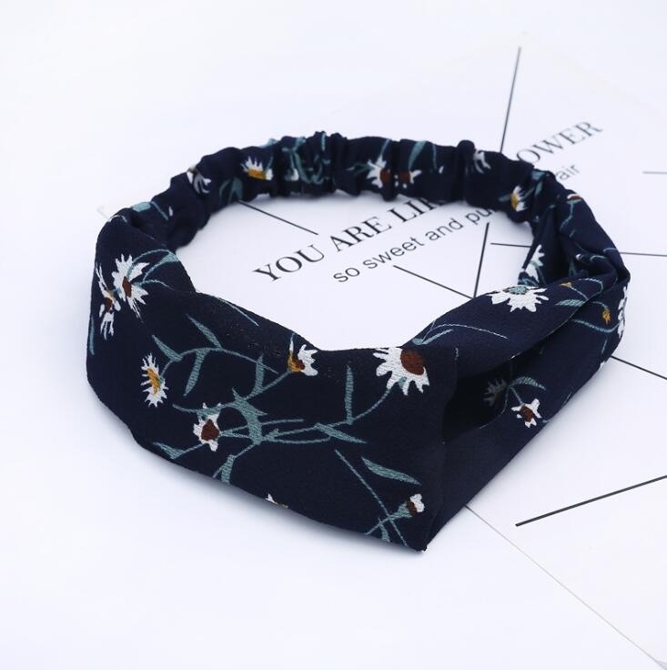 Fashion Women Girls Summer Bohemian Hair Bands Print Headbands Vintage